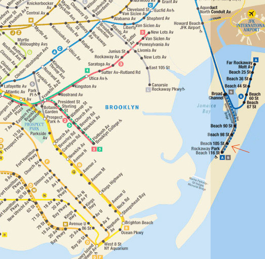 MTA subway map